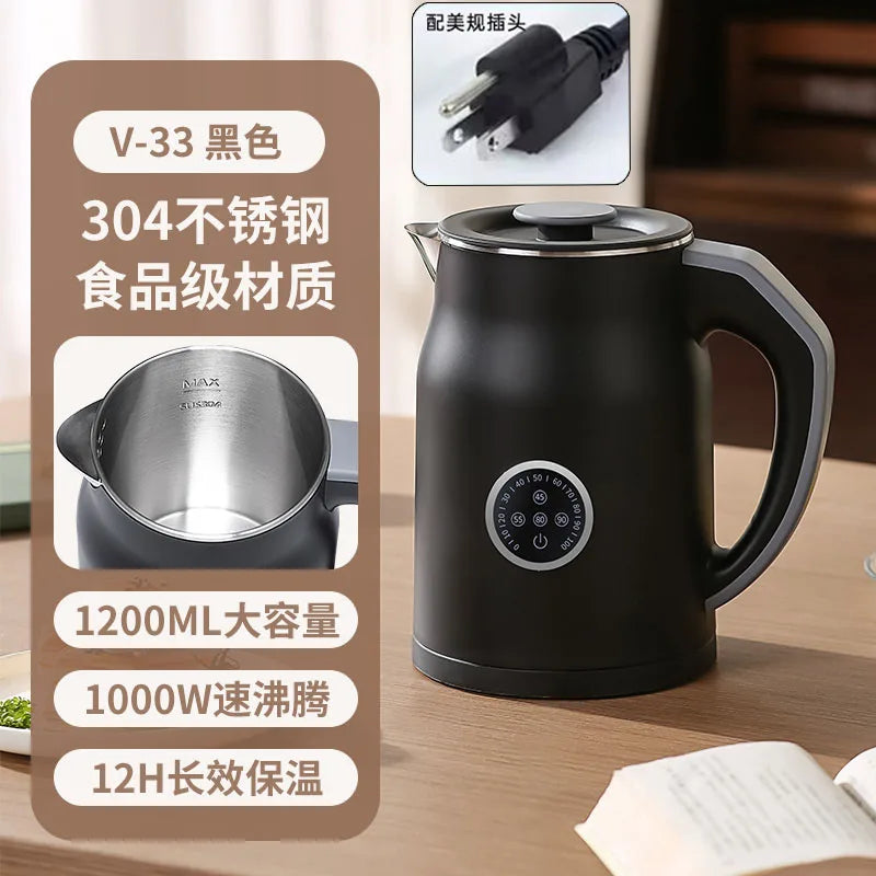 110V/220V Electric Kettle Smart Home Appliance for USA Japan Canada with Keep Warm Function BCW