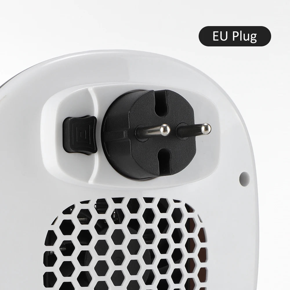 Portable Heater Electric Heater Plug in Wall Room Heater Home Appliance Heating Stove Mini Radiator Remote Warmer Machine 600W