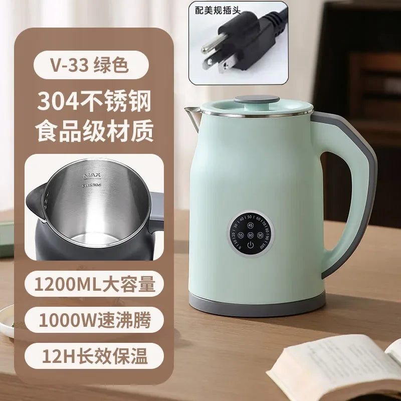 110V/220V Electric Kettle Smart Home Appliance for USA Japan Canada with Keep Warm Function BCW