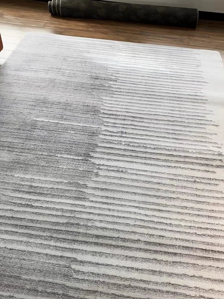 Modern Simple Living Room Decoration Carpet Large Area Soft Lounge Rug Gray Nordic Rugs for Bedroom Washable Anti-slip Floor Mat