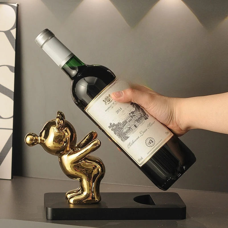 Wine Rack, Living Room Dining Side Cabinet Decoration, Ceramic Ornament, TV Cabinet Ornament, Living Room Entrance Decoration