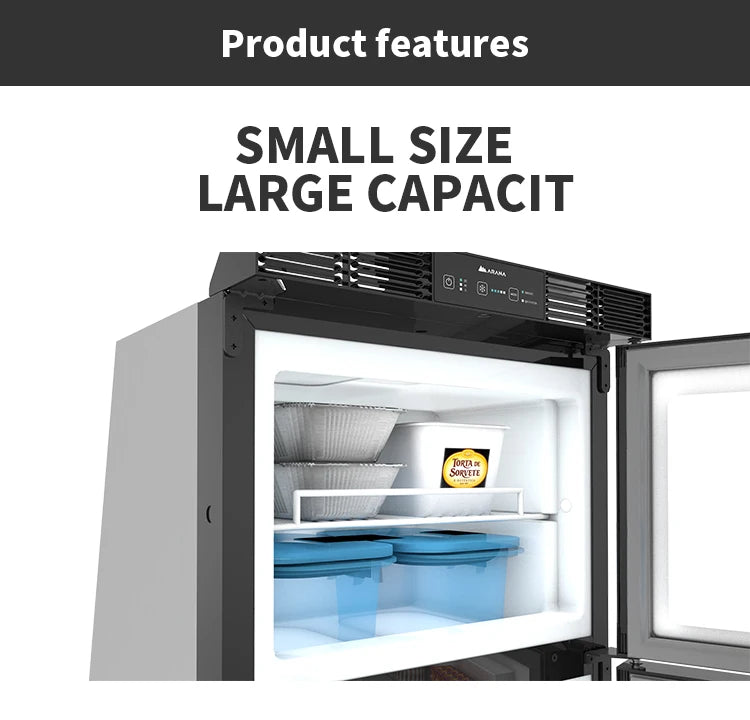 Smart Major Appliances 12V 96L Motorhome Refrigerator Caravan Freezer for Campers Electrical Systems