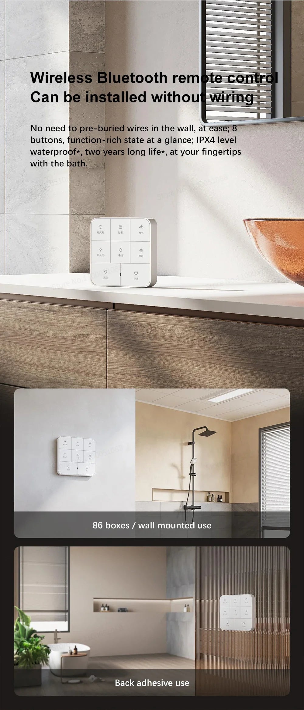Xiaomi Smart Bathroom Heater Air-heated Exhaust Fan Ceiling Light Integrated Warm Air Winter Heater Work With App
