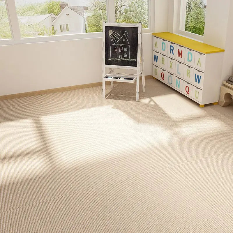 Solid Color Room Decoration Self-adhesive Carpet Living Room Staircase Home Decor Water Uptake Bedroom Rug Bathroom Kitchen Rugs