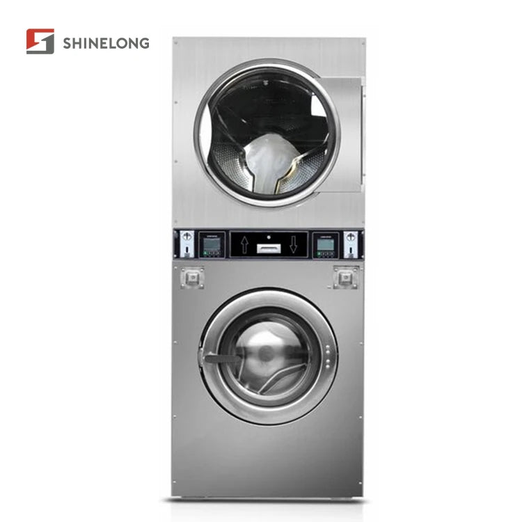 30KG Full-Automatic Washing & Dewatering Machine Hotel Commercial Laundry Machines Equipment For Hospital