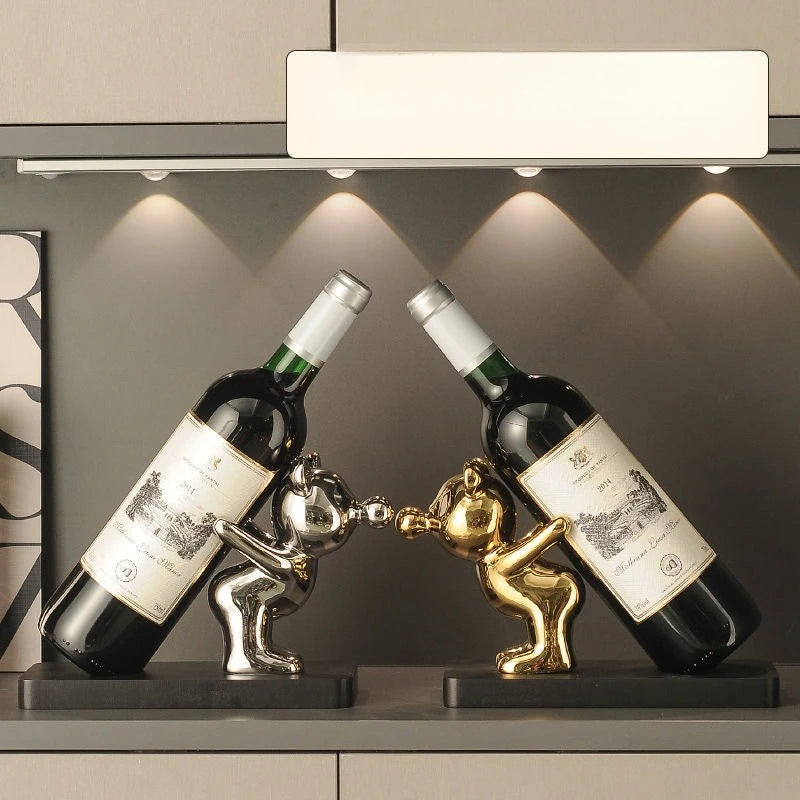Wine Rack, Living Room Dining Side Cabinet Decoration, Ceramic Ornament, TV Cabinet Ornament, Living Room Entrance Decoration