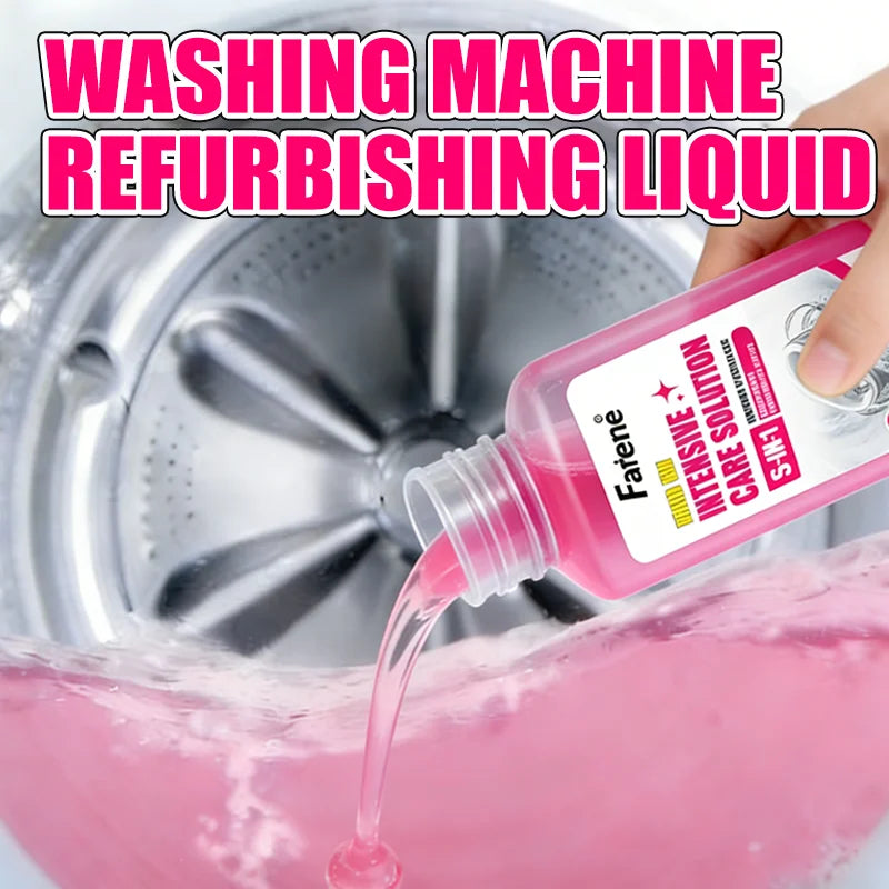 Washing Machine Deep Cleaner - 100ML Eco-Friendly Detergent, Universal Descaling and Odor Removal for Front and Top Load Washer
